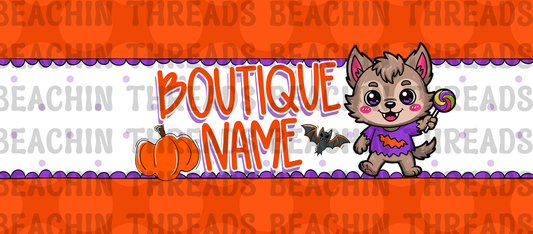 Custom Werewolf Halloween Facebook Header & Graphics Bundle | Halloween Group Set