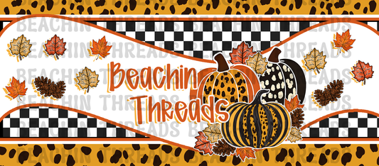 Wild About Fall Animal Print Pumpkin Facebook Boutique Bundle - Includes 1 custom header and 12 engagement graphics