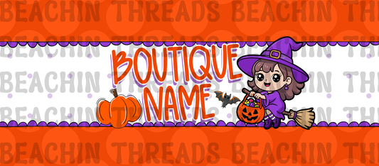 Custom Witch Halloween Facebook Header & Graphics Bundle | Halloween Group Set