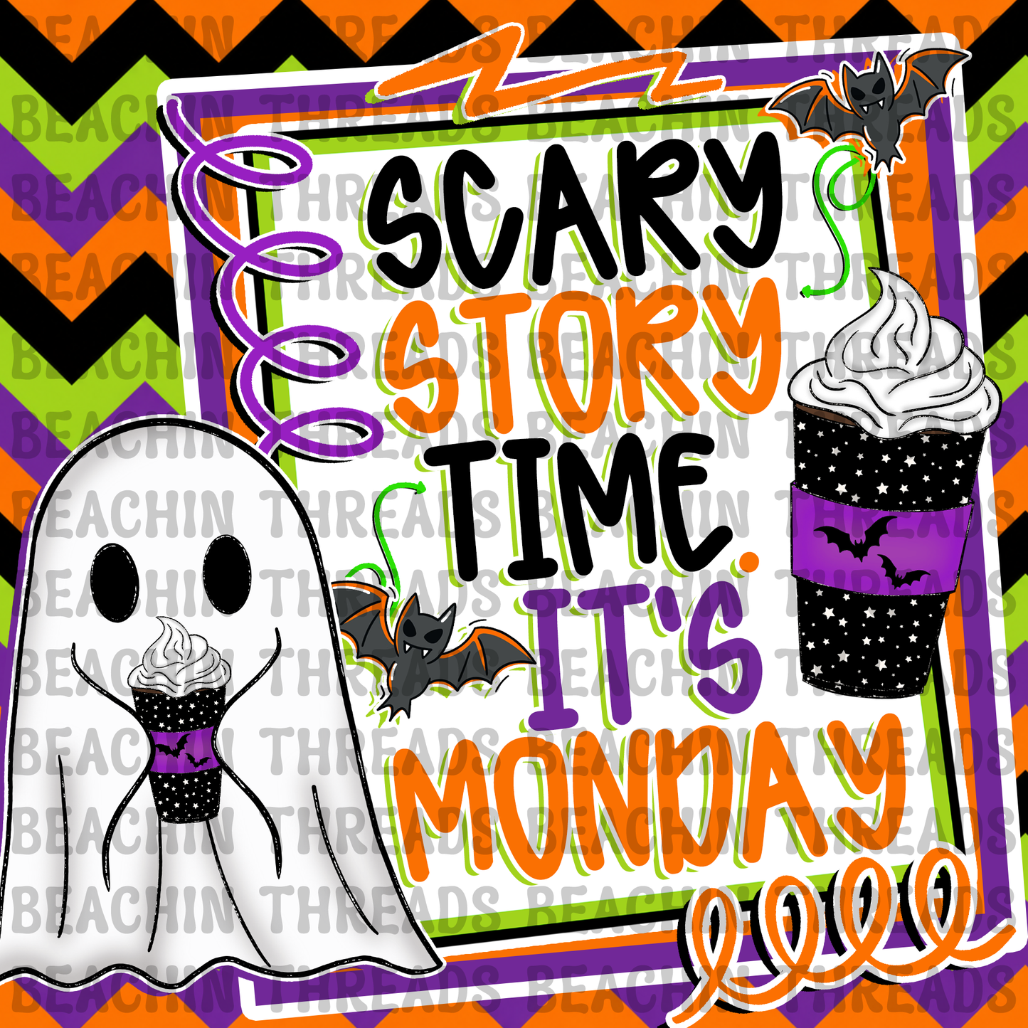 ADORABLE GHOSTS BOOS AND BREWS DIGITAL ENGAGEMENT GRAPHICS