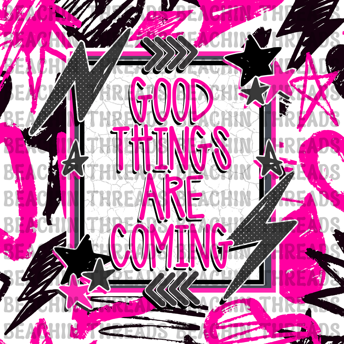 Black and Pink Punk Chaotic Themed Engagement Bundle for Social Media, Instagram, Facebook