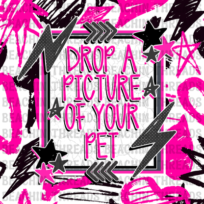 Black and Pink Punk Chaotic Themed Engagement Bundle for Social Media, Instagram, Facebook