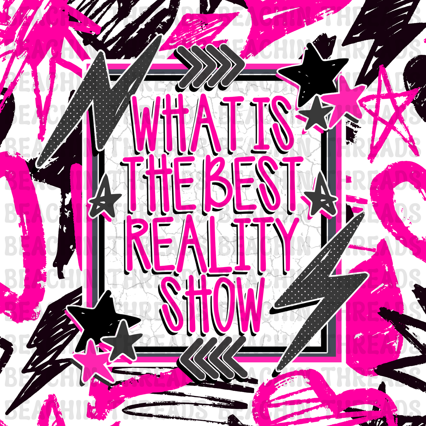 Black and Pink Punk Chaotic Themed Engagement Bundle for Social Media, Instagram, Facebook
