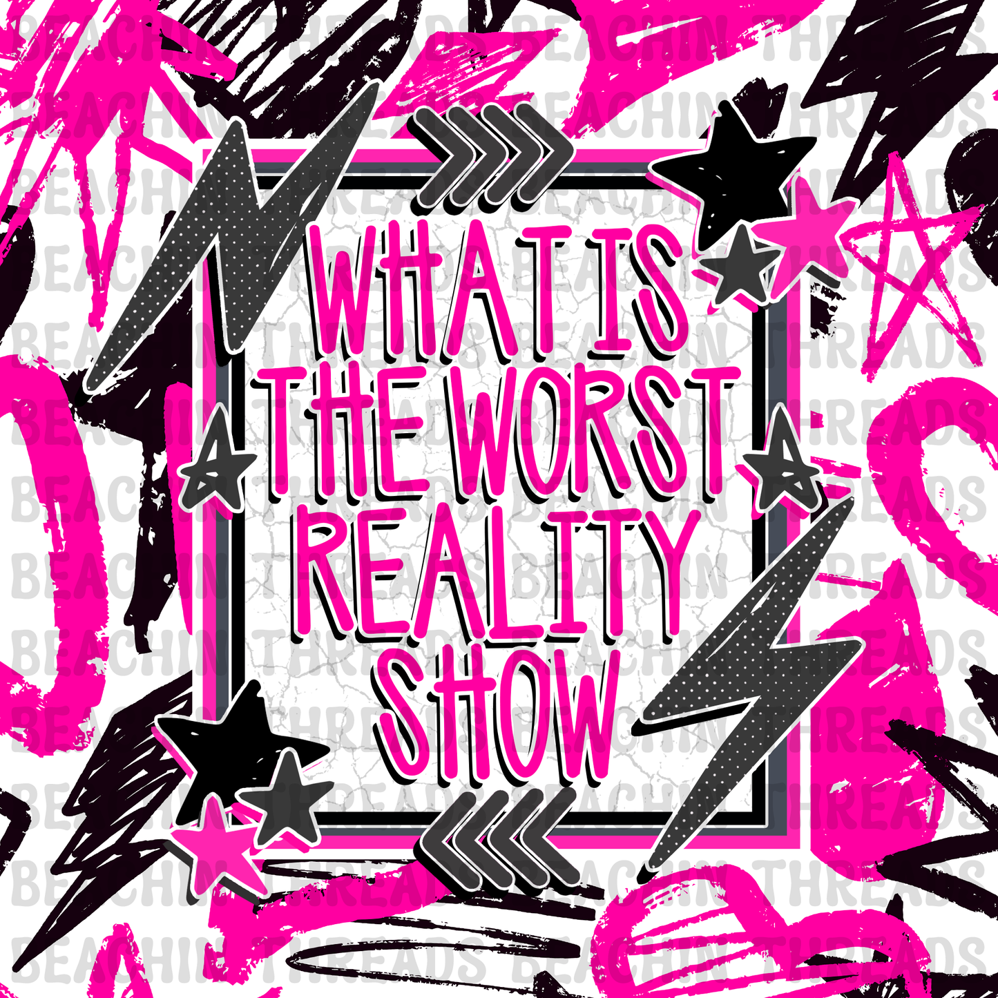 Black and Pink Punk Chaotic Themed Engagement Bundle for Social Media, Instagram, Facebook