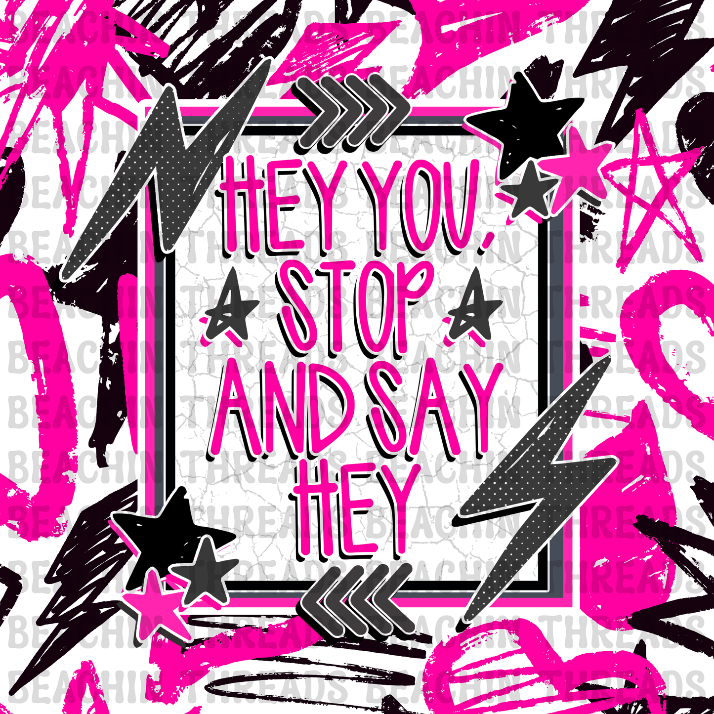 Black and Pink Punk Chaotic Themed Engagement Bundle for Social Media, Instagram, Facebook