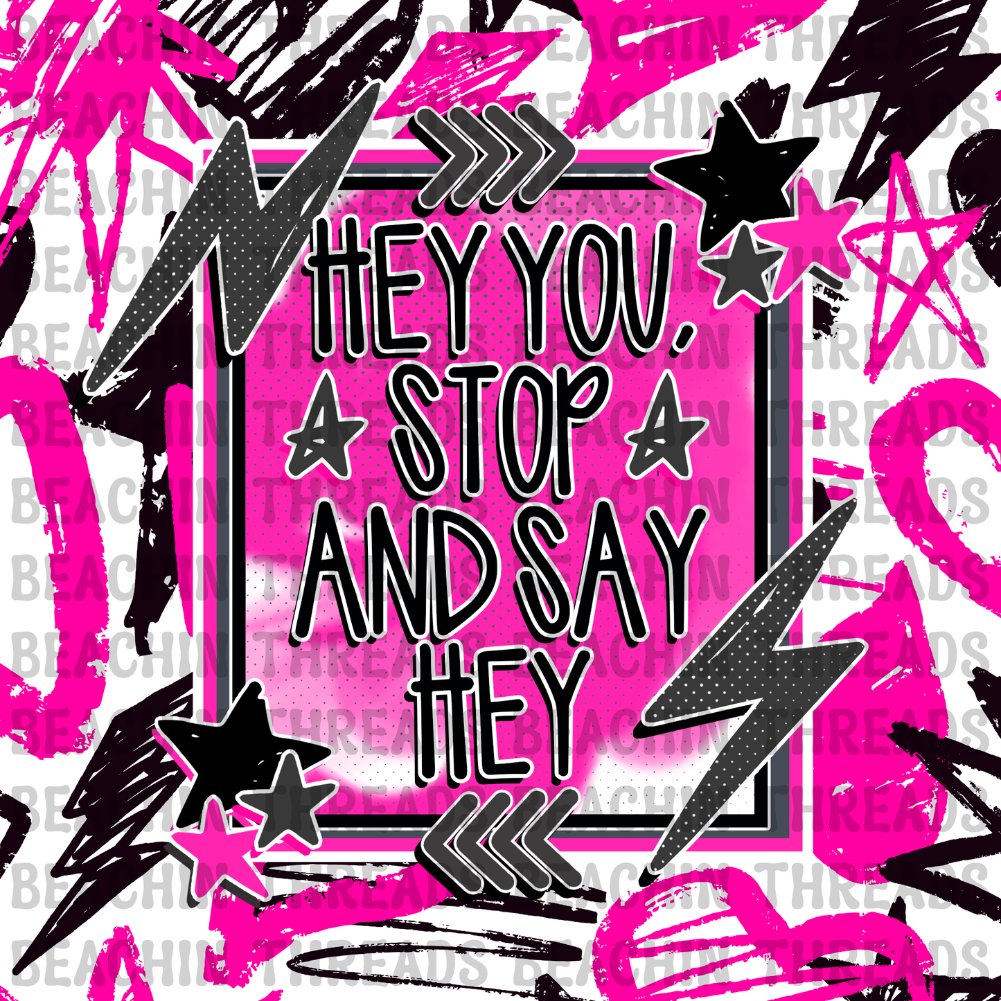 Black and Pink Punk Chaotic Themed Engagement Bundle for Social Media, Instagram, Facebook
