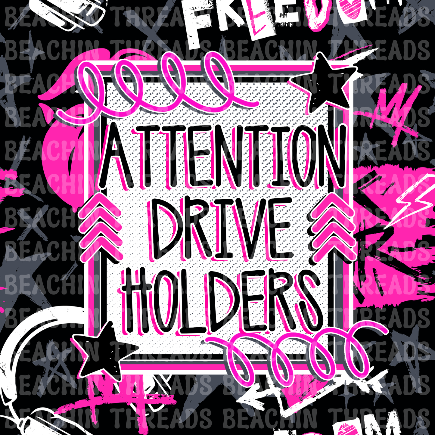Black & Pink Punk Chaos Themed Engagement Bundle