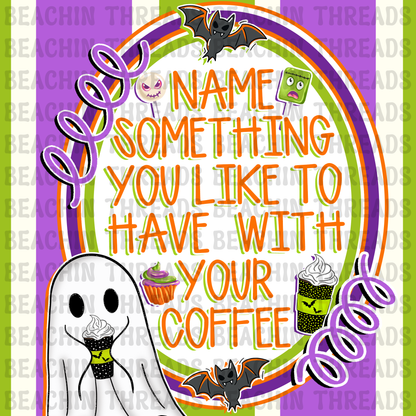 ADORABLE GHOSTS BOOS AND BREWS DIGITAL ENGAGEMENT GRAPHICS