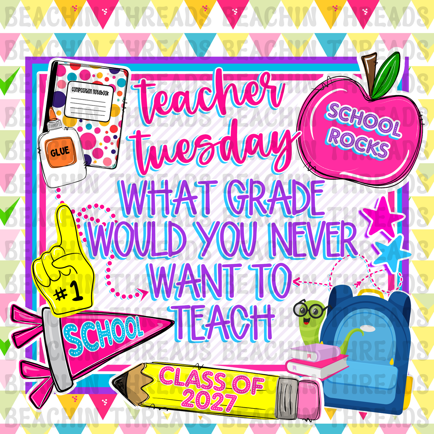 BACK TO SCHOOL TEACHER TUESDAYS ENGAGEMENT GRAPHICS