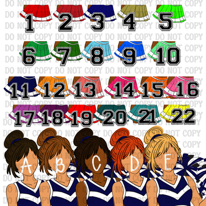 CUSTOM CHEERLEADERS DRIVE HOLDERS ONLY