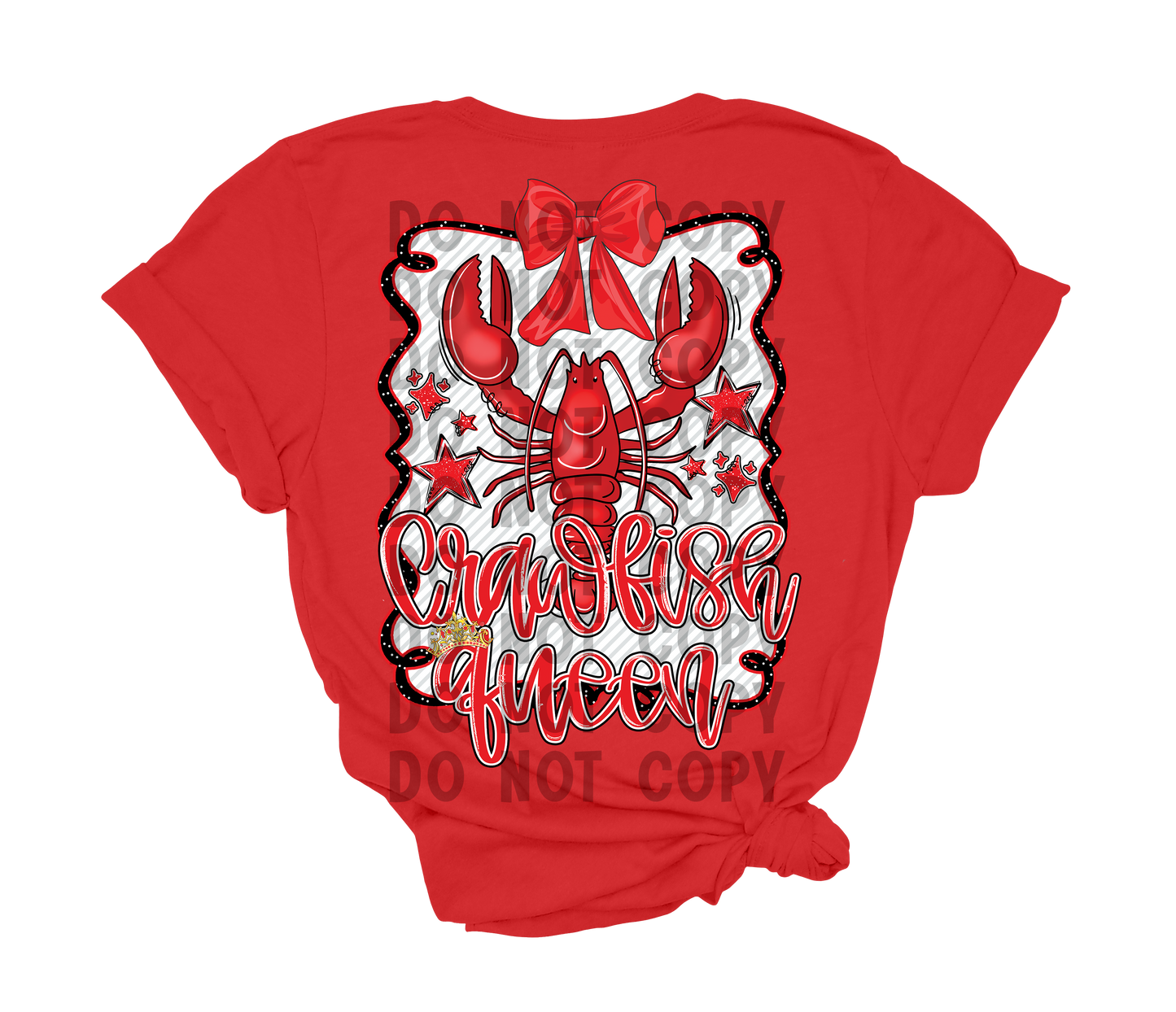 Crawfish Queen Digital Design