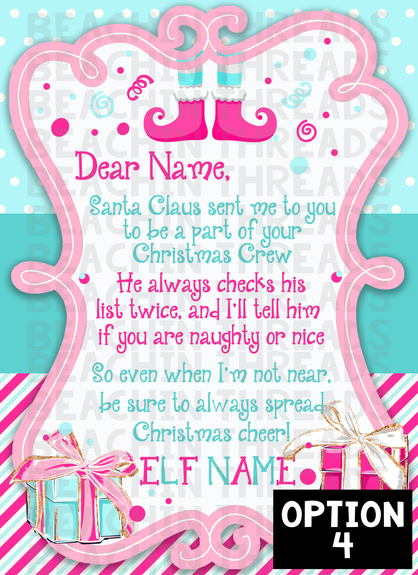 Custom Christmas Elf Arrival puzzles - 30pcs