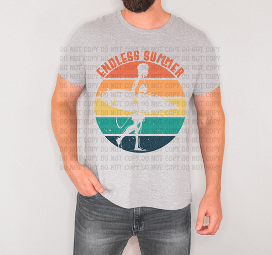 Endless Summer Surf & Beach Vibes Digital Design | Unisex Summer Shirt Graphics | Father’s Day Beach Tee PNG | Retro Surf Van & Palm Tree Designs