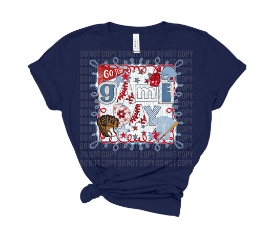 Game Day Baseball Digital Design