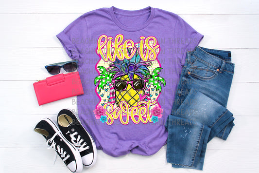Life is Sweet Pineapple Design