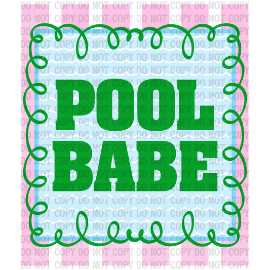 Pool Babe Digital Design