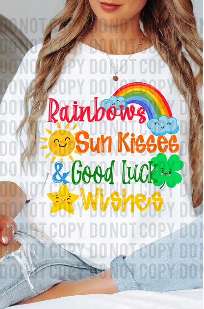 Rainbows Sun Kisses Good Luck Wishes