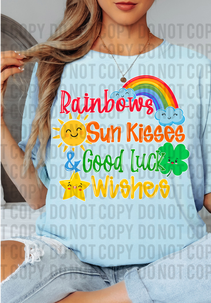 Rainbows Sun Kisses Good Luck Wishes