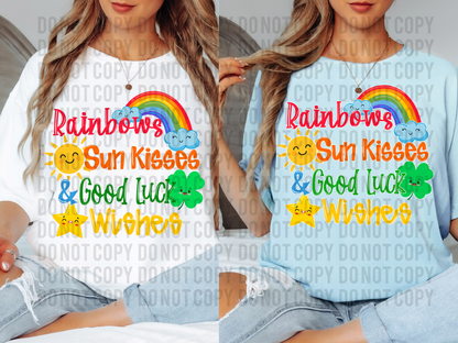 Rainbows Sun Kisses Good Luck Wishes
