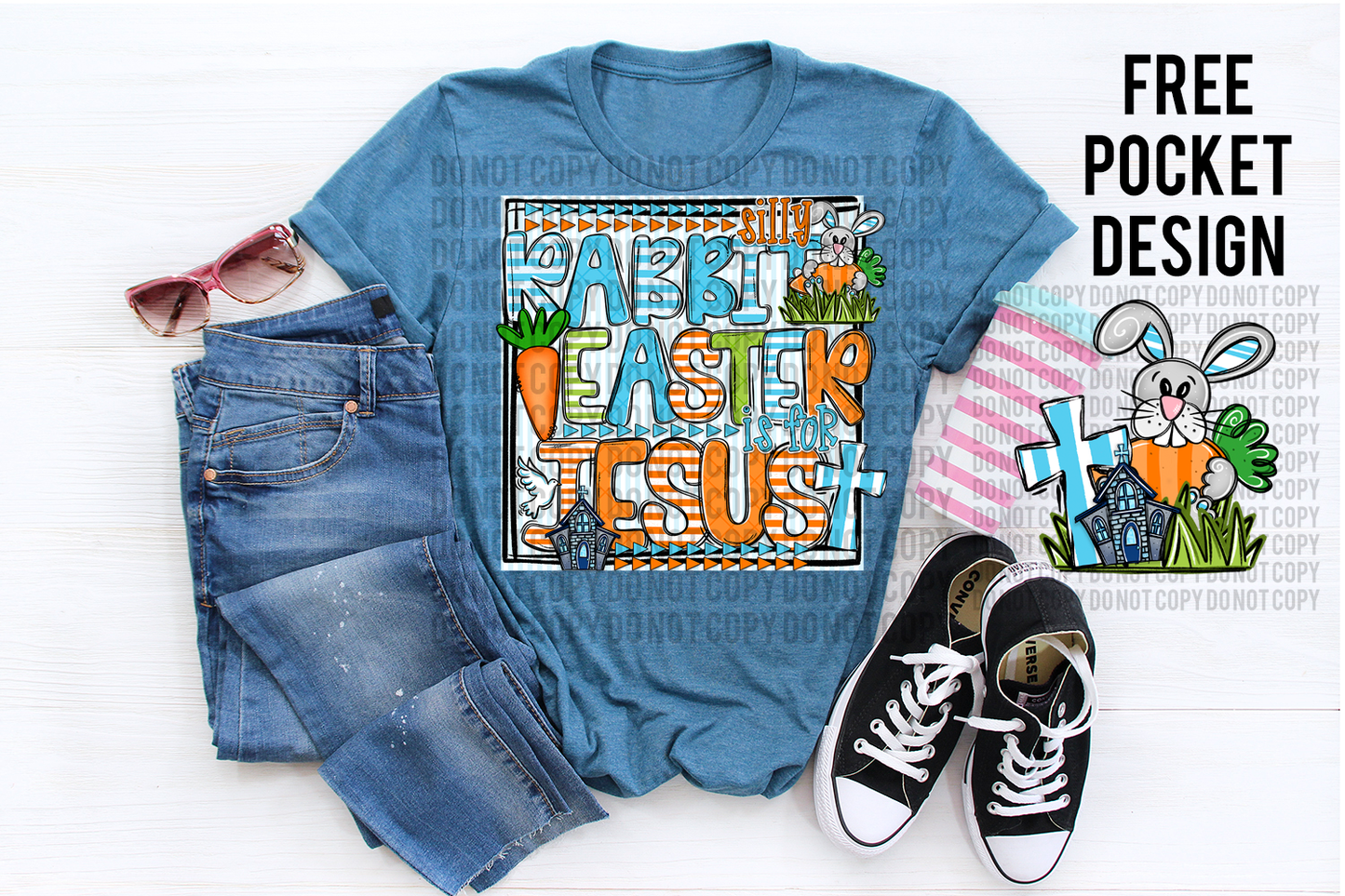 SILLY RABBIT, EASTER IS FOR JESUS (BOY GIRL BUNDLE)