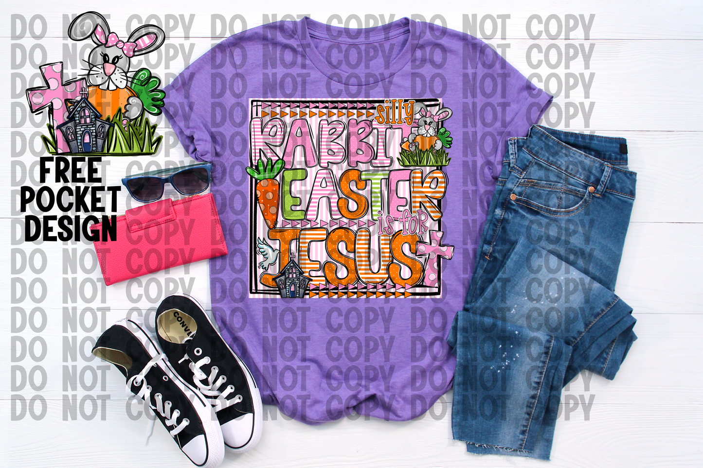 SILLY RABBIT, EASTER IS FOR JESUS (BOY GIRL BUNDLE)