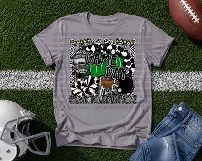 Custom Small Town Big Pride Football PNG | Personalized Friday Night Lights Team Spirit Design | Football Fan Digital Download