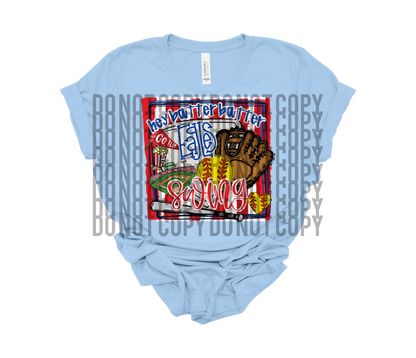 CUSTOM TWO SOFTBALL TEAMS Batter Batter Swing