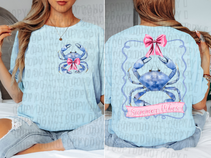 Summer Vibes Blue Crab