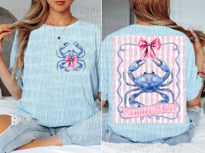 Summer Vibes Blue Crab