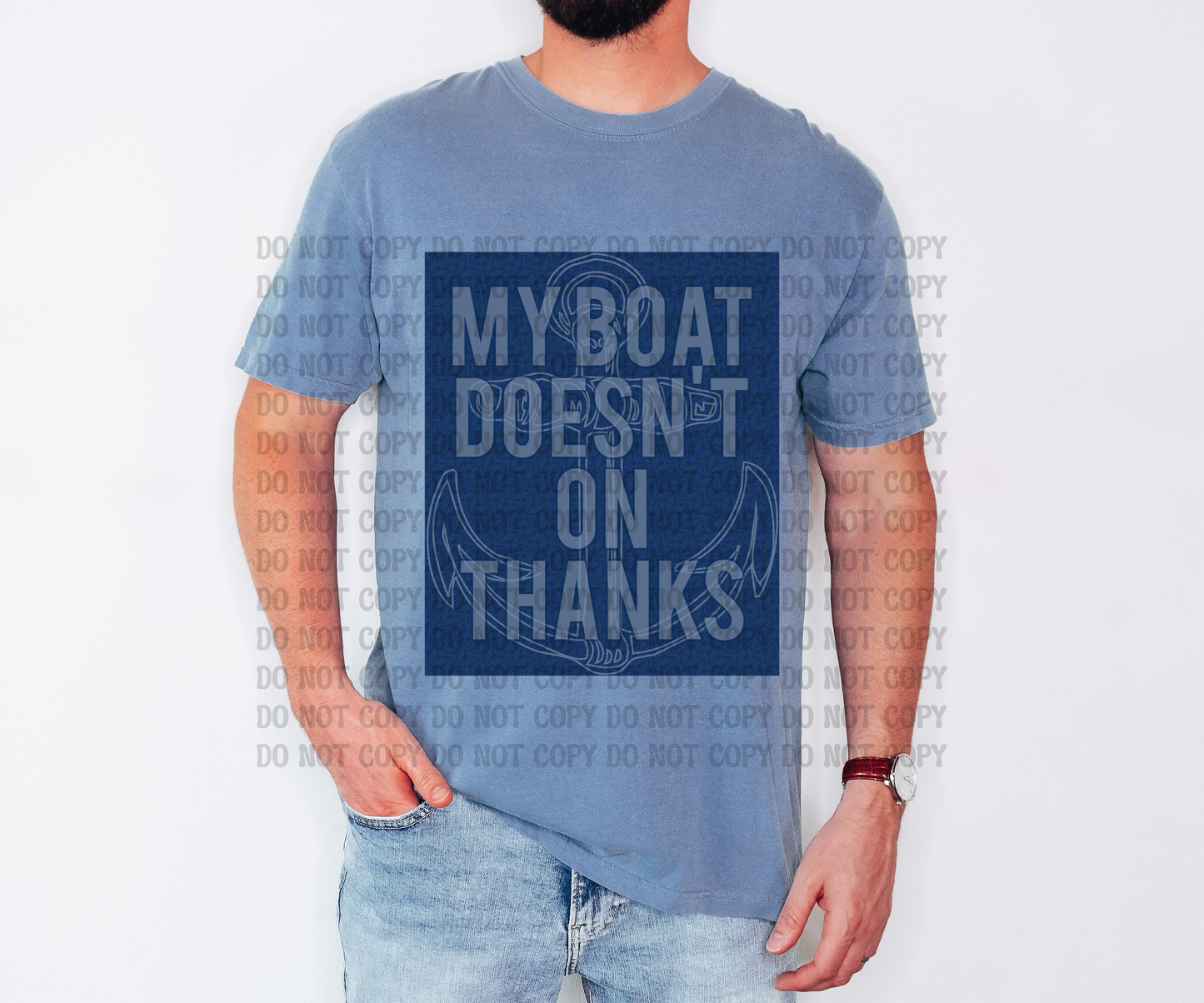 My Boat Doesn't Run On Thanks Surf & Beach Vibes Digital Design | Unisex Summer Shirt Graphics | Father’s Day Beach Tee PNG | Retro Surf Van & Palm Tree Designs