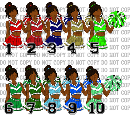 CUSTOM CHEERLEADERS DRIVE HOLDERS ONLY
