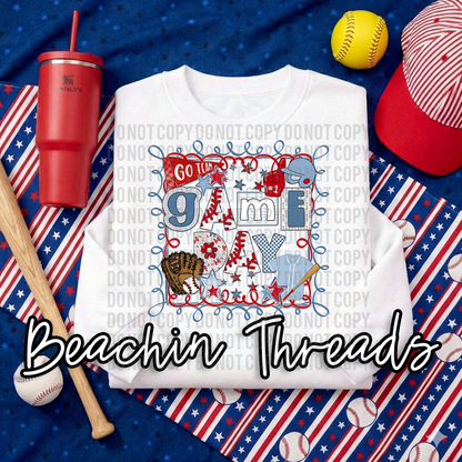 Game Day Baseball Digital Design