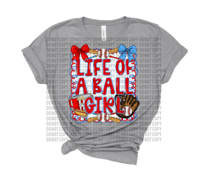 Life of a Ball Girl Digital Design