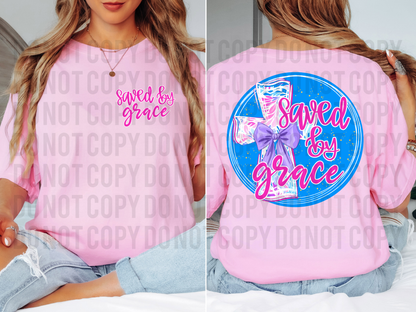 Saved By Grace Faith Inspired Digital Design