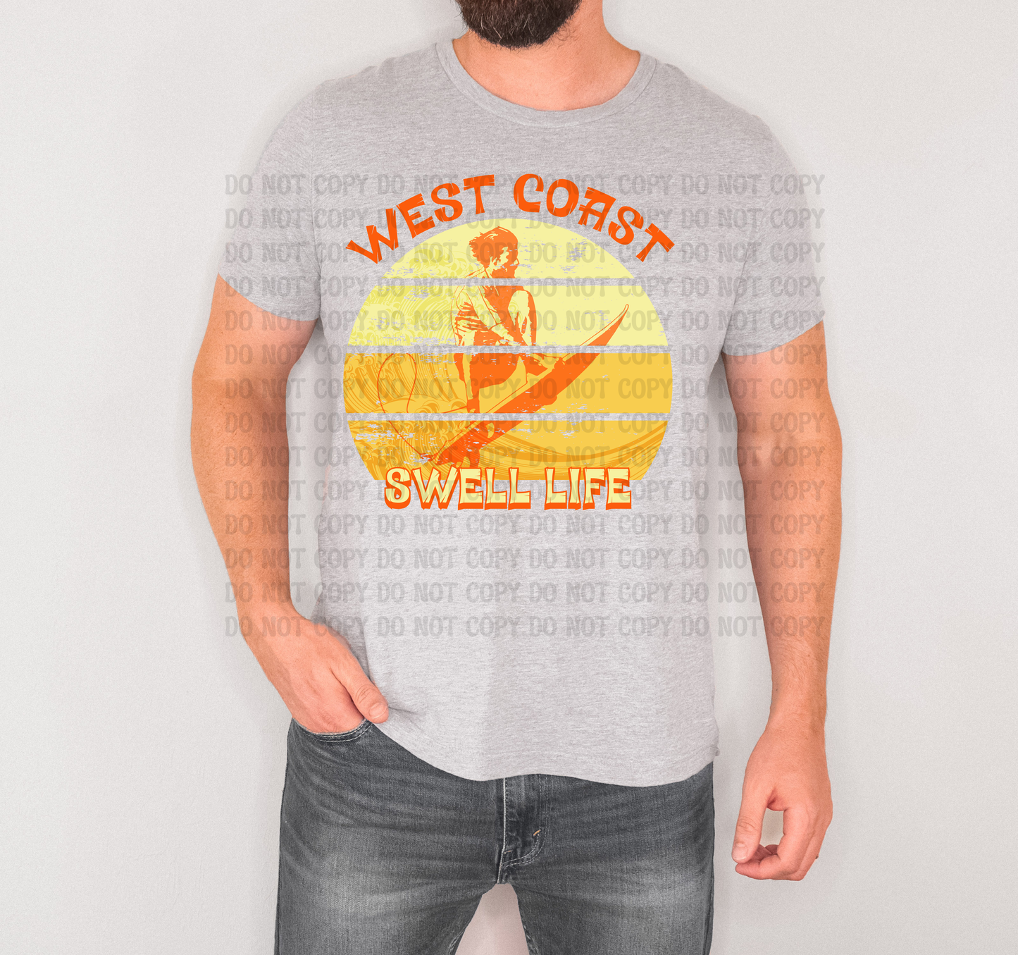 West Coast Surf & Beach Vibes Digital Design| Unisex Summer Shirt Graphics | Father’s Day Beach Tee PNG | Retro Surf Van & Palm Tree Designs