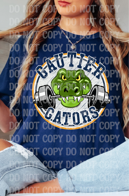 SCHOOL MASCOT WEIGHTLIFTING CUSTOM